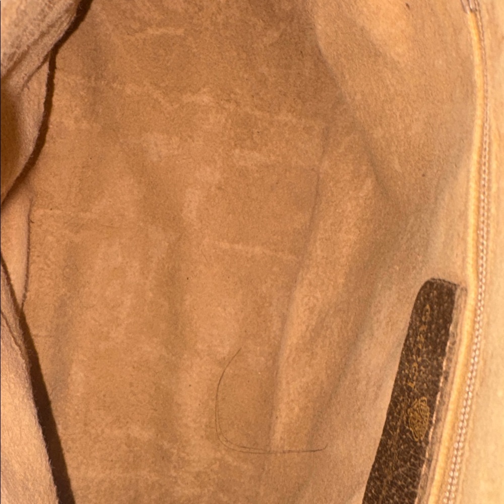 Authentic Gucci Beige and Brown Satchel Stripe/ free gift w purchase - Picture 5 of 8
